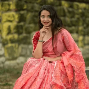 সহজিয়া মিষ্টি ফুল শাড়ি