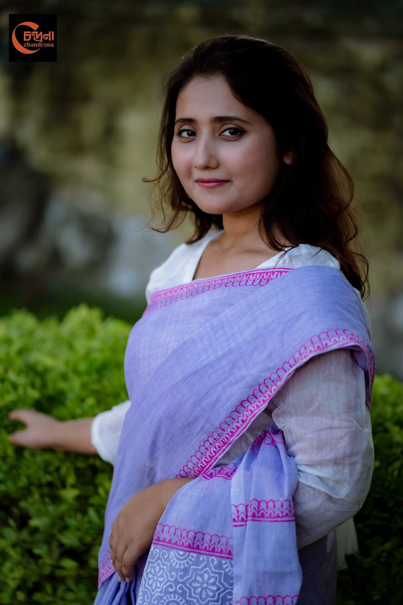 পিওর কটন ম্যাটেরিয়াল ১৪ হাতের শাড়ি - Image 4
