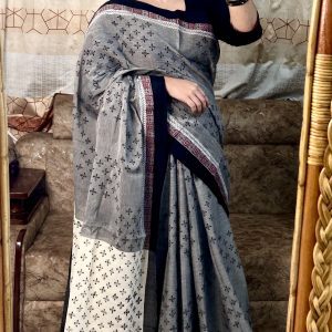 আরামদায়ক সুতি শাড়ি ()