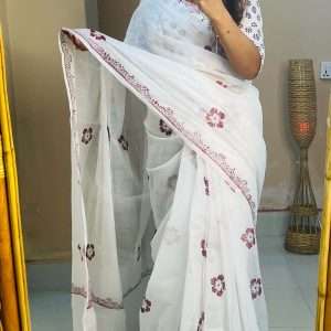 ১৪ হাতের পিওর সুতি শাড়ি (1) copy 1
