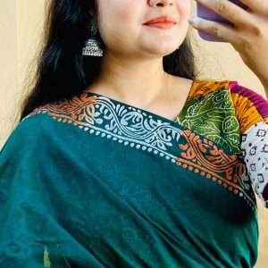 ১৪ হাতের পিওর সুতি শাড়ি (4)