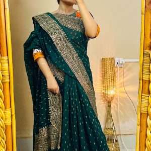 ১৪ হাতের পিওর সুতি শাড়ি (1)