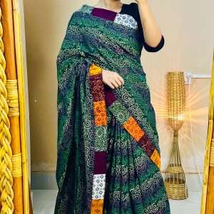 ১৪ হাতের পিওর সুতি শাড়ি (1)