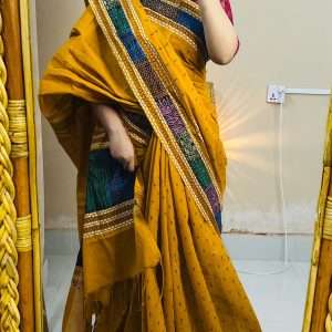 ১৪ হাতের পিওর সুতি শাড়ি (1)