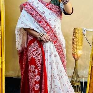 ১৪ হাতের পিওর সুতি শাড়ি (1)