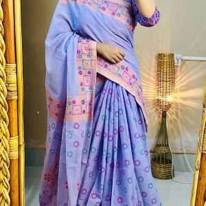 ১৪ হাতের পিওর সুতি শাড়ি (1)