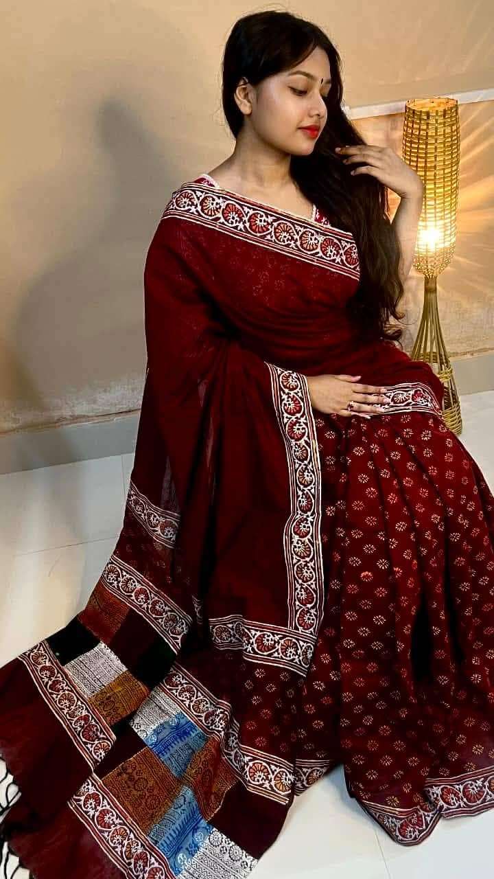 ১৪ হাতের পিওর সুতি শাড়ি (2)