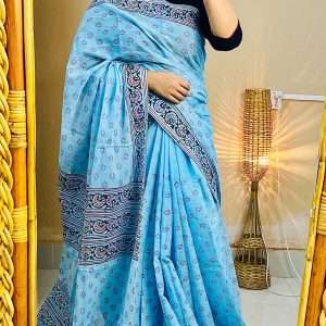 ১৪ হাতের পিওর সুতি শাড়ি (2)
