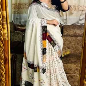 ১৪ হাতের পিওর সুতি শাড়ি (3)