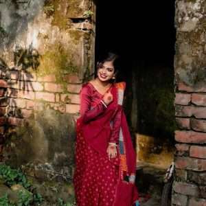 ১৪ হাতের পিওর সুতি শাড়ি (4)