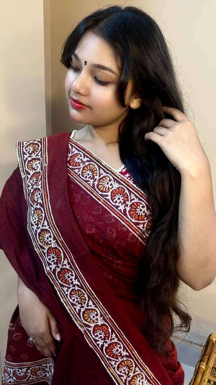 ১৪ হাতের পিওর সুতি শাড়ি (4)