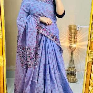 ১৪ হাতের পিওর সুতি শাড়ি (4)