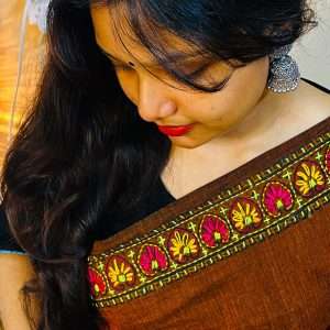 ১৪ হাতের পিওর সুতি শাড়ি (6)